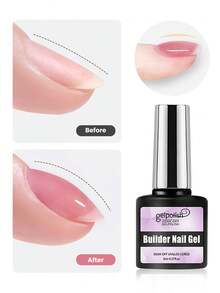 Clear Building Nail Gel Nail Polish For Strengthener Gel Extension Gel Base Coat In A Bottle Soak Off Uv Led Gel Nail Extension - Clear - View 14
