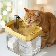 Automatic Water Dispenser For Cats In Two Colors, 1.5L Capacity, With Water Purifier And Filter. - 1500ml - View 10