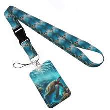 Animal Collection The Vertical Card Holder Horizontal Card Neck Strap Lanyards For Keys Keychain Badge Pass Hang Rope - Multicolor - View 116