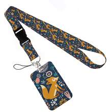 Animal Collection The Vertical Card Holder Horizontal Card Neck Strap Lanyards For Keys Keychain Badge Pass Hang Rope - Multicolor - View 20