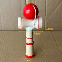 Wooden Kendama Toy, Wooden Sword Ball Toy, Advanced Trick Juggling Anti-Slip Handle, Youth Outdoor Competition Training Toy, Solid Wood Material, Pro Kendama Juggling Toy/Outdoor Skill Game, Birthday Gift - Holiday Gift - Gift - Perfect Gift - Multicolor - View 12