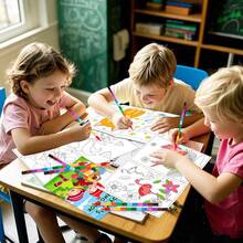 Mczan 24 Pack Coloring Books With Crayons For Kids Ages 4-8 8-12, Small Bulk Coloring Books ,Birthday Party Favors Gifts Classroom Activity Supplies - 24 PC với Caryon - Xem 6