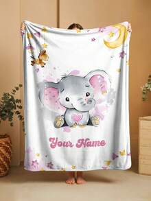 1pc Customized Personalized Blanket, Text Blanket, DIY Blanket, Graphic ...