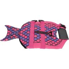 Chaleco Salvavidas Perro, Chaleco Salvavidas para Perros Transpirable, Elegante, Fácil de Usar Chaleco Salvavidas para Mascotas de Flotación Cómodo Ajustable con Asa para Nadar (M)