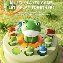 Frog Bounce And Catch Game, Catching Music Games For Kids 4-8 8-12, Frog Pop Up Game, Christmas Birthday Gift For Toddler 3-5 - 綠色 - 查看 6