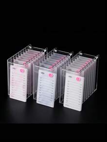 1 Set Acrylic Eyelash Extension Tray, Eyelash Extension Storage Box, Extension Pad, Eyelash Tray, Glue Tray, Independent Stand - Multicolor - View 6