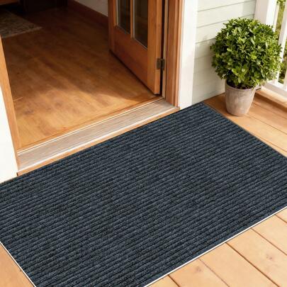 Kaymaz Kapı Paspası, Ön Kapı Giriş Paspası, Kendinden Yapışkanlı Büyük Boy Kaymaz Kapı Paspası, Mutfak, Banyo ve Veranda İçin Su Emici Paspas, Kendinden Yapışkanlı Büyük Boy Kaymaz Kapı Paspası, Düşük Profilli Giriş Halısı, Kıvrılmayan Giriş Kapı Paspası