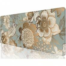 Mouse Pads - White and Pink Flowers. - View 1