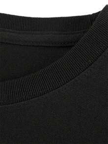Nueva camiseta de gimnasio, de algodón de ajuste holgado, de manga corta, para hombres, culturismo, deportes de verano, tops para correr - Negro - Ver 5
