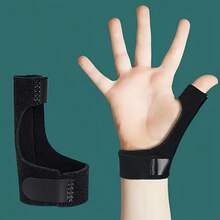 1pc Adjustable Thumb Splint, Suitable For Left And Right Hand Trigger Thumb Support - Black - View 2