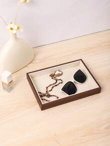Large Velvet Jewelry Tray, Jewelry Storage & Display Tray, Drawer-Style Earring Storage Box, Stackable Jewelry Organizer Tray, Multi-Function Jewelry Display Tray, Portable Multi-Purpose Storage Box, Desktop Drawer Storage Box - Multicolor - View 18