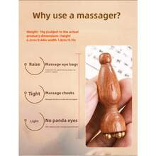 Manual Face Massage Tool | Eyebrow & Acupressure Point Facial Massager, Battery-Free - Multicolor - View 6