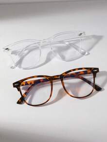 3/2/1 Pair Lightweight Computer Reading Glasses, Suitable For Computer, Gaming, TV, Mobile Phone Use, Prevent Eye Fatigue - Multicolor - View 17