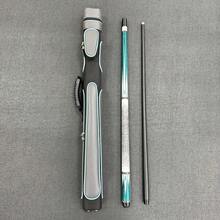 Étui de queue de billard haut de gamme fait main en PVC - Ajustement universel pour les queues 1/2 pièce, résistant aux rayures et à l'abrasion, embout de 11,5 mm, sac de rangement portable de qualité professionnelle, idéal pour les passionnés de billard - Bleu lagon - Voir 12