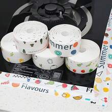 1pc Multifunctional Waterproof PVC Anti-Moisture Stove Counter Anti-Oil Tape, Sink Slot Anti-Mold Sticker, Bathroom Toilet Sealing Tape - Multicolor - View 2