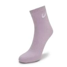 Nike 3双优衣库轻薄踝袜，3P 132休闲袜，舒适透气，日常运动袜，SX7677-902 - 黑色 - 查看 2