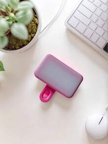 1 pièce Mini éclairage de remplissage photo de téléphone portable rechargeable, convient à diverses scènes de prise de vue, facile à transporter, peut être utilisé pour le camping et diverses photos de fête. Batterie lithium-ion intégrée de 150 mAh. Convient pour les selfies et la diffusion en direct, la photographie, l'éclairage portable pour les selfies, la diffusion en direct, la photographie, l'éclairage portable, l'éclairage de selfie pour téléphone - Framboise - Voir 9