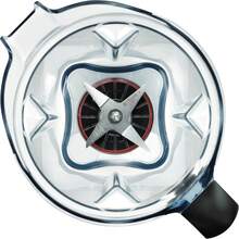 Contenedor de licuadora de 64 onzas, contenedor transparente para licuadora de alimentos con tapa de cuchilla, piezas de repuesto para licuadora de contenedores 5300, compatible con licuadora - Gris Claro - Ver 4