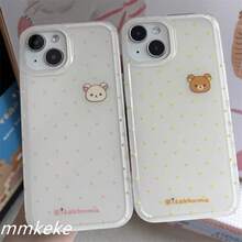 Lovely Japan Polka Dot Cartoon Rilakkuma Couple Phone Case For 17 Air 16 Pro 15 14 13 12 11Promax Plus High-D Y2k Cover.Christmas Accessories.2026HOT 17 Pro Max Case Funda Para An Excellent Gift For Friends Gifts Gifts For Men Girlfriend Or Boyfriend Pink Christmas Fundas Anime Mobile Phone Case New Year Mobile Phone Case 14 Cases Pink Phone Case Gifts For Women Phone Case Case For 17 Pro Max - Với Widget-A - Xem 10