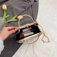 Multineos Comercial Women's Crossbody Party Bag With Glitter Detail And Waterproof Lining - Vàng - Xem 3