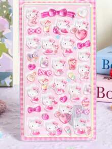 各种3D卡通水晶贴纸，手工装饰贴纸，适用于手机壳、桌面、剪贴簿、美甲 - 颜色可能随机变化