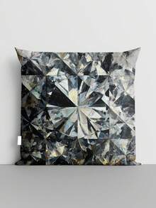2件装 2D 手绘钻石印花毛绒抱枕套，45x45厘米/18英寸x18英寸 - 闪亮钻石印花装饰靠垫套，适用于客厅、卧室、沙发、床、户外，不含枕芯（非真刺绣） - 彩色 - 查看 9