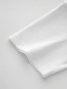 Cool Cat Playing Guitar Design,Casual Print,Comfortable And Versatile,Pure Cotton 220g Printed T-Shirt,Unisex Style - Mặt sau màu trắng - Xem 4