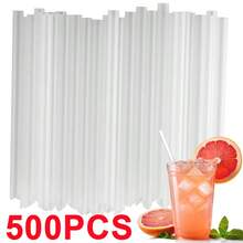 Jumbo Smoothie Straws Extra Wide Boba Bubble Tea Drinking Straws - White - View 10