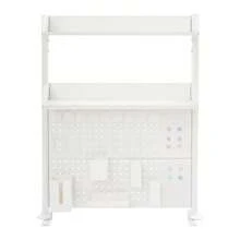 SENDERPICK 1PCS Desk Organizer Shelf Clamp On Desk Organizer Shelf Multipurpose Pegboard Bookshelf - 80*12.5*95cm - View 8