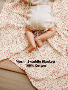 2pcs Soft Cotton Gauze Swaddle Blankets, Breathable Lightweight Suitable For Newborn & Infant Baby Boys Girls Cartoon Pattern - 彩色 - 查看 3