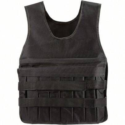 Adjustable Weighted Vest For Men & Women, Breathable Oxford Cloth Weight Training Jacket With Secure Straps – Workout Vest For Running, Cardio, HIIT, CrossFit & Strength Training, Even Weight Distribu