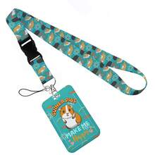 Animal Collection The Vertical Card Holder Horizontal Card Neck Strap Lanyards For Keys Keychain Badge Pass Hang Rope - Multicolor - View 184