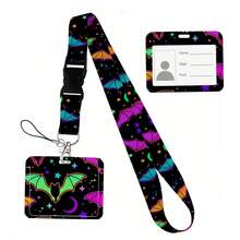 Animal Collection The Vertical Card Holder Horizontal Card Neck Strap Lanyards For Keys Keychain Badge Pass Hang Rope - Multicolor - View 195