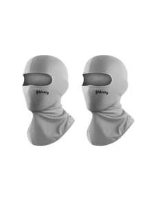 1件/套 男女通用四季通用纯色及印花哥特风弹力速干轻薄透气口罩，适合骑行、徒步、钓鱼等户外活动，防风，也适合日常通勤和运动。 - 彩色 - 查看 21