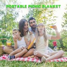 Portable Non-Woven Camping Ground Mat, Waterproof Wear-Resistant & Sand-Free For Picnics, Beaches & Tent Flooring - Green - View 6