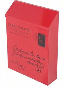 Wall-Mount Mailboxes - Red Lowercase Letters - View 5