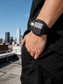 Reloj digital militar LED de la marca G, reloj deportivo para hombres, reloj cronógrafo multifunción con alarma para hombres, reloj electrónico resistente al agua - Multicolor - Ver 5