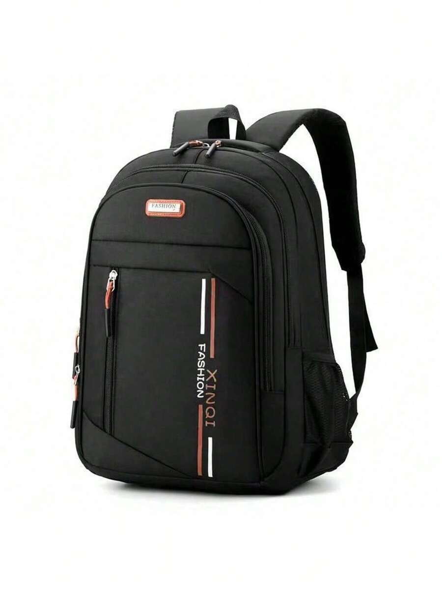 Women's And Men's Waterproof Nylon Multi-Purpose Backpack For Travel Or Work. - 橘色 - 查看 1
