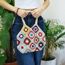 2片/20片/30片装手工编织花卉方块 - 色彩鲜艳的混合色，精致的花卉图案，高品质纱线，适合用于毛衣装饰、家居装饰、DIY毯子、桌布、窗帘等，适合初学者钩编，是理想的成人礼物。