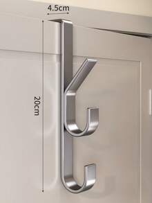 1 Móc Treo Cửa Đa Năng - Thiết kế thẳng, dùng để treo áo khoác, khăn tắm cho cửa phòng tắm, tiết kiệm không gian, không cần khoan, phù hợp cho phòng ngủ, phòng tắm, nhà để xe, phòng giặt, nhà nghỉ, nhà bếp, khách sạn (Giao hàng ngẫu nhiên) - móc dọc - Xem 11