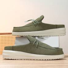 Women's Fashion Slip-On Loafers, Versatile New Style, EVA Soft Sole, Comfortable & Durable - Army Green - View 12