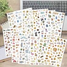 12pcs/599pcs, Celebration & Decoration Calendar Stickers, 12 Monthly Holiday Themed Stickers For Adult Planner, Suitable For Holidays, Christmas, Halloween, Valentine's Day, Mother's Day, Thanksgiving, Daily Tasks, Seasonal, Festive, Productivity And Decorative Stickers - Great For Calendars, Journals And Scrapbooks Scrapbook Supplies Stationery - 12 Pieces/599 Stickers-plan Stickers - View 2
