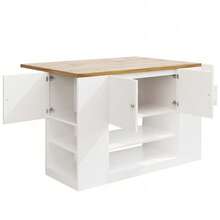 Buffets & Sideboards - White + MDF+Metal - View 9