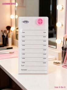 1 Set Acrylic Eyelash Extension Tray, Eyelash Extension Storage Box, Extension Pad, Eyelash Tray, Glue Tray, Independent Stand - Multicolor - View 10