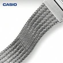 CASIO Vintage Digital Watch, A158WEM Stainless Steel Mesh Band Retro Square Dial With LED Light, 7-Year Battery, Water Resistant Unisex Wristwatch For Daily Commute/Casual - one-size - View 5