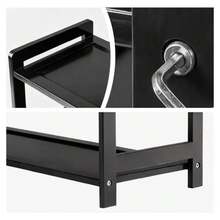 6-Layer Flat Bamboo Shoe Rack, 68*25*89cm, Black - màu đen - Xem 4