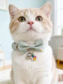 1 Pet Flower Collar Adjustable Neck Circumference Cat Collar Dog Collar Pet Accessories Pet Supplies - Multicolor - View 32