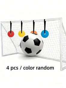 1pc/4pcs 15cm TPE Material Football Training Agility Target, Can Actively Improve Accuracy And Speed, Football Training Accessory, Shooting Practice Equipment, Suitable For Football, Baseball, Field Hockey And Hockey, Random Color - Multicolor - View 4