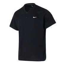 Nike M NKCT DF POLO BLAD Polo 短袖衫，休闲舒适运动上衣，透气半袖T恤，IR8031-049 - 黑色 - 查看 1