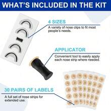 120pcs/Pack Magnetic Dilator, External Strips, Breathe Easy Nose Clips, Unisex Dilator For Sports, Home, Travel And Commute. An Ideal Gift For Family, Friends And Loved Ones. - Multicolor - View 4